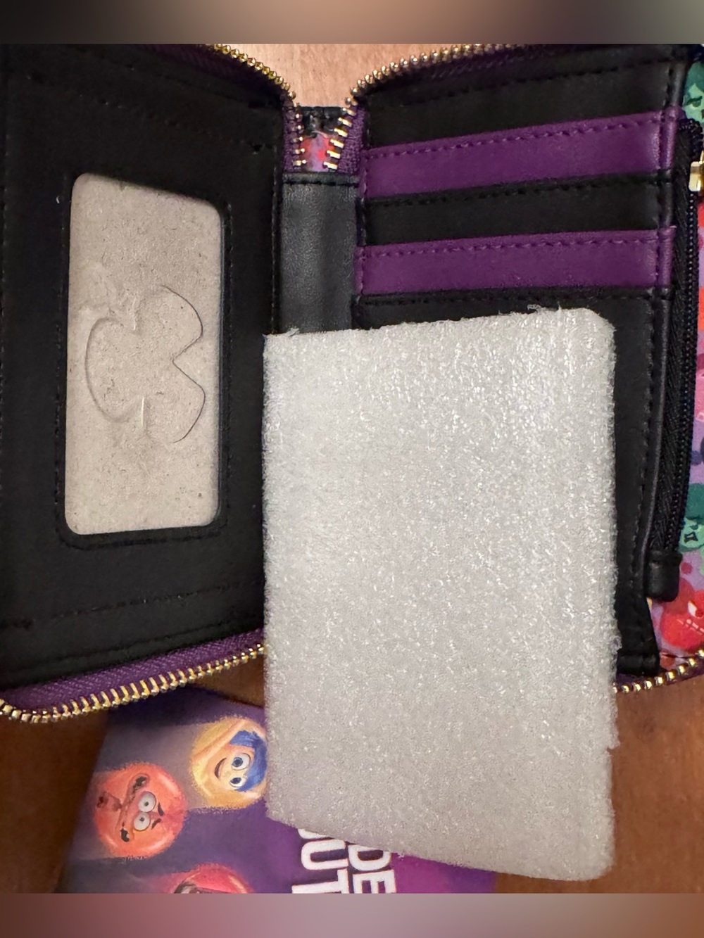 NWT Loungefly Inside Out 2 Core Memories Zip Around Wallet - Picture 11 of 13